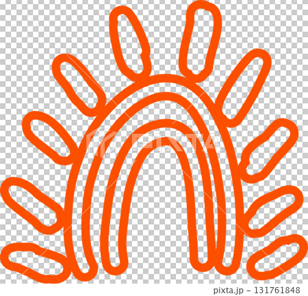 Sun symbols hand drawn, sunshine, sunset, sunlight Sun symbols hand drawn, sunshine, sunset, sunlight 131761848