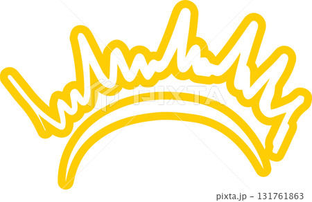 Sun symbols hand drawn, sunshine, sunset, sunlight 131761863