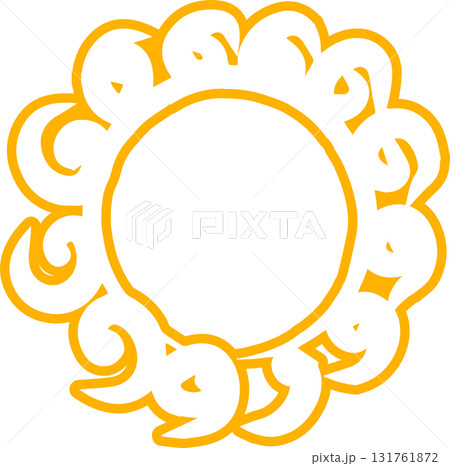 Sun symbols hand drawn, sunshine, sunset, sunlight 131761872