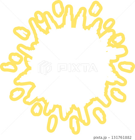 Sun symbols hand drawn, sunshine, sunset, sunlight 131761882