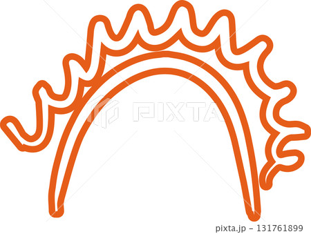 Sun symbols hand drawn, sunshine, sunset, sunlight 131761899