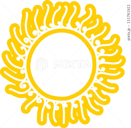 Sun symbols hand drawn, sunshine, sunset, sunlight 131761921