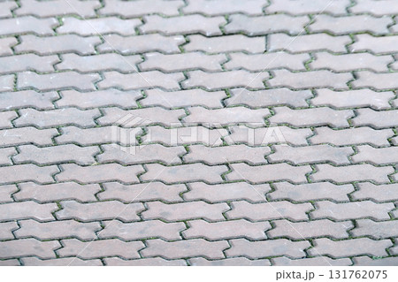 polygonal paving slabs gray correct configuration background. structure polygonal paving slabs gray correct configuration background. structure 131762075