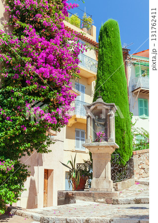 Street view of Cannes, France. Vibrant Mediterranean street scene 131762411