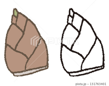 手描きのたけのこ 131763401