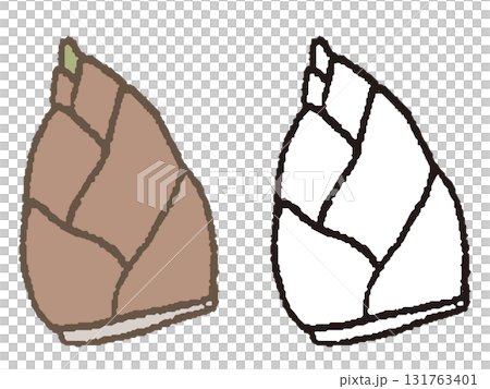 手描きのたけのこ 131763401