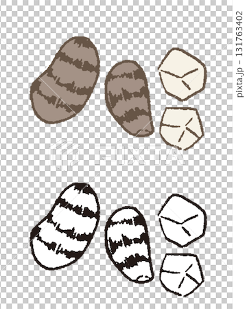 手描きの里芋 131763402