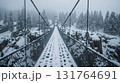 雪霧の吊り橋 131764691