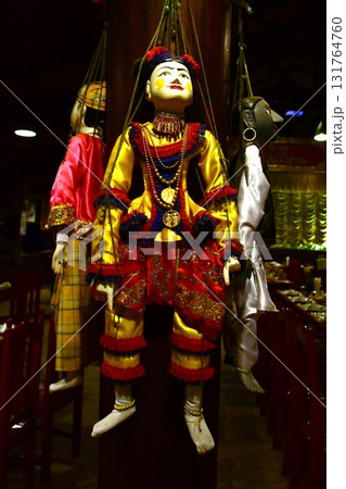 ミャンマー、バガン、操り人形ショー、操り人形 131764760