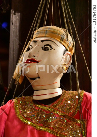 ミャンマー、バガン、操り人形ショー、操り人形 131764763