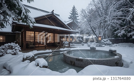 雪と灯の和の宿 雪と灯の和の宿 131764880
