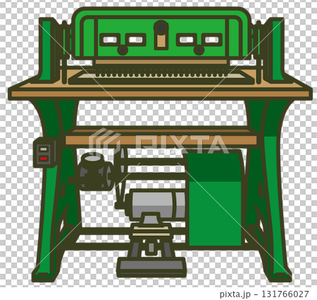 紙用の穿孔機のイラスト(印刷・製本で使う穴あけ機)のイラスト 紙用の穿孔機のイラスト(印刷・製本で使う穴あけ機)のイラスト 131766027