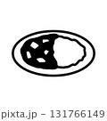 カレーのアイコン,器に盛られたカレー 131766149