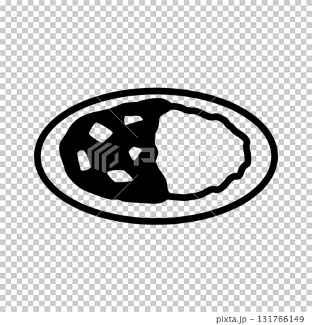 Curry icon, curry served in a bowl Curry icon, curry served in a bowl 131766149