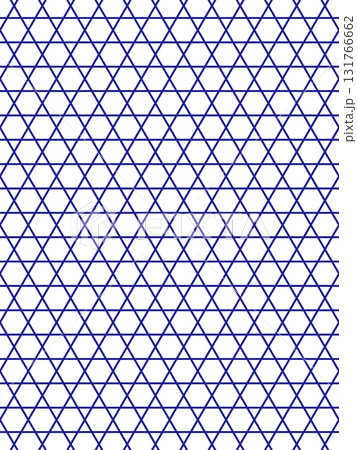 紺色の六角籠目の背景 131766662