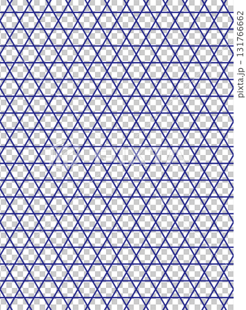 紺色の六角籠目の背景 131766662