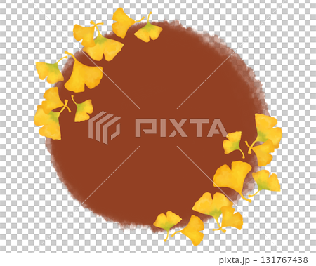 Watercolor-style ginkgo illustration autumn frame and speech bubble material | Natural design that gives you a taste of Japanese autumn Watercolor-style ginkgo illustration autumn frame and speech bubble material | Natural design that gives you a taste of Japanese autumn 131767438