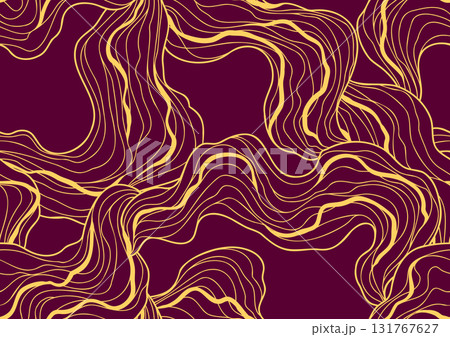 Seamless wave pattern. Abstract background with linear curls. Seamless wave pattern. Abstract background with linear curls. 131767627