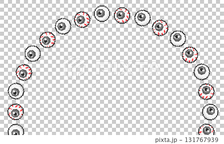 眼球像素藝術萬聖節拱門框架材質/遊戲風格的萬聖節背景 眼球像素藝術萬聖節拱門框架材質/遊戲風格的萬聖節背景 131767939