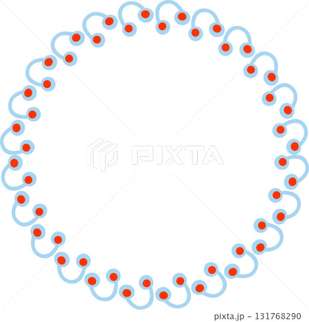 Headphones Music frame. Head phones template. Simple empty frame box 131768290