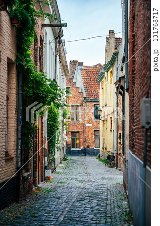 Ghent, Belgium - October 3, 2025 - Autumn day in Historical center of Ghent 131768717