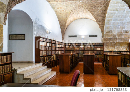 Coimbra, Portugal - Mar 14, 2025: The Johannine Library, Biblioteca Joanina in the University of Coimbra, Portugal 131768888