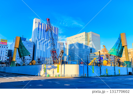 北海道　札幌駅付近の再開発 131770602