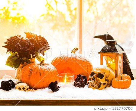 黒バラと冬の光のハロウィン 黒バラと冬の光のハロウィン 131770700