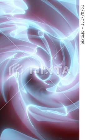 Abstract swirl of soft glowing blue and pink light curves forming a dreamy iridescent vortex Abstract swirl of soft glowing blue and pink light curves forming a dreamy iridescent vortex 131770751