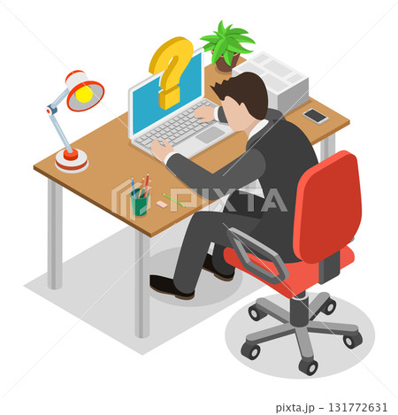 3D Isometric Flat Vector Illustration of Searching for Idea, Navigation Through Maze Leads to Discovering Solution. Item 2 3D Isometric Flat Vector Illustration of Searching for Idea, Navigation Through Maze Leads to Discovering Solution. Item 2 131772631