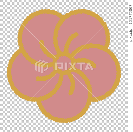 簡單梅花插畫-3-1-pink5 131773067