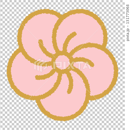 簡單梅花插畫-3-1-pink6 131773068