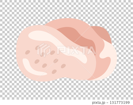 Illustration of a raw chicken thigh icon Illustration of a raw chicken thigh icon 131773199