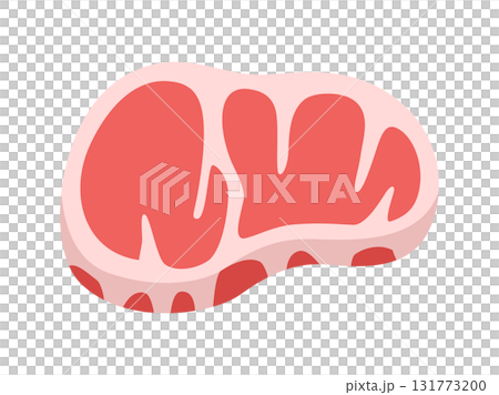 Illustration of raw beef steak meat icon Illustration of raw beef steak meat icon 131773200