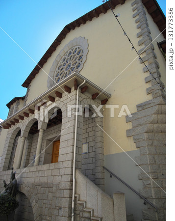 アンドラ公国 アンドラ・ラ・ベリャのサン・エステベ教会 5月晴れの日 アンドラ公国 アンドラ・ラ・ベリャのサン・エステベ教会 5月晴れの日 131773386