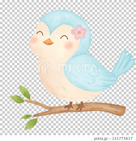 watercolor bird   131773617