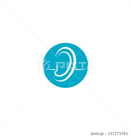 ear hearing logo template vector ear hearing logo template vector 131773763