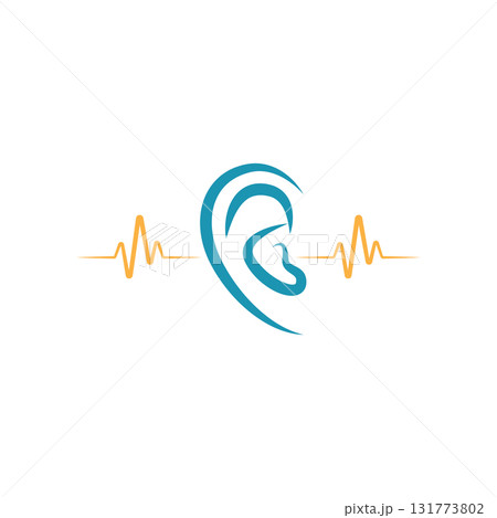ear hearing logo template vector ear hearing logo template vector 131773802