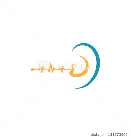 ear hearing logo template vector ear hearing logo template vector 131773803