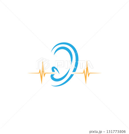 ear hearing logo template vector ear hearing logo template vector 131773806