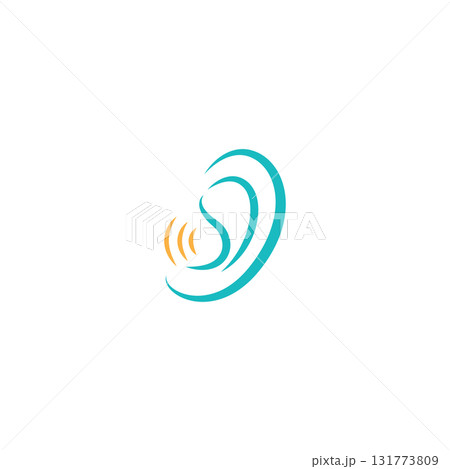 ear hearing logo template vector 131773809