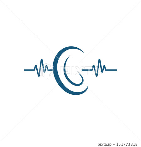 ear hearing logo template vector ear hearing logo template vector 131773818