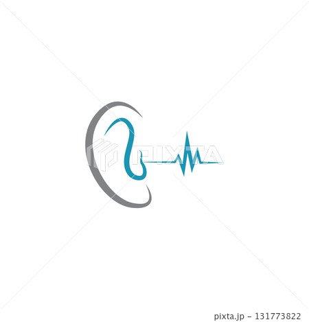 ear hearing logo template vector ear hearing logo template vector 131773822