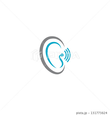 ear hearing logo template vector ear hearing logo template vector 131773824