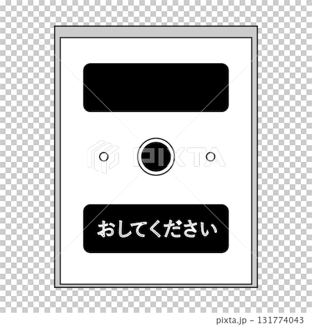 簡單線條畫按鈕插圖 131774043