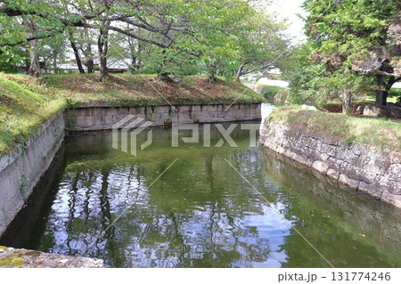 龍岡城五稜郭の水堀(長野県佐久市) 龍岡城五稜郭の水堀(長野県佐久市) 131774246