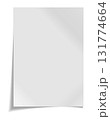 A4 paper with shadow on white background. 131774664