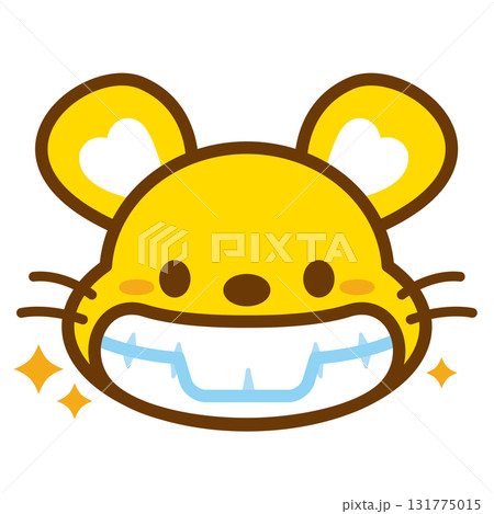 マウスピースをするネズミ 131775015