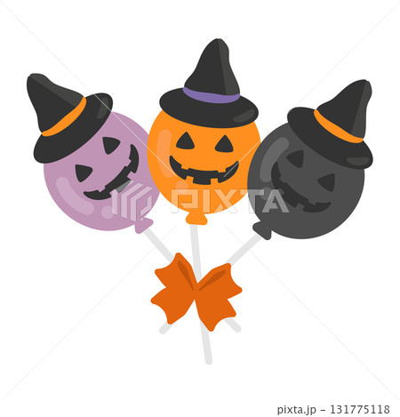 風船　キャンディ　ハロウィン　イラスト 131775118