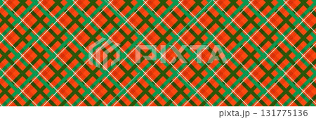 Christmas seamless pattern. Red and green check gingham background. New year tartan texture for gift wrapping paper, present box decoration, fabric, textile swatch. Vector vichy plaid check backdrop Christmas seamless pattern. Red and green check gingham background. New year tartan texture for gift wrapping paper, present box decoration, fabric, textile swatch. Vector vichy plaid check backdrop 131775136